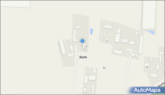 Borki, Borki, 9, mapa Borki
