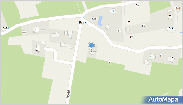 Borki, Borki, 2, mapa Borki