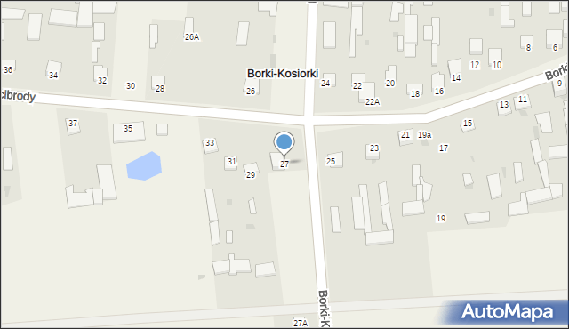 Borki-Kosiorki, Borki-Kosiorki, 27, mapa Borki-Kosiorki