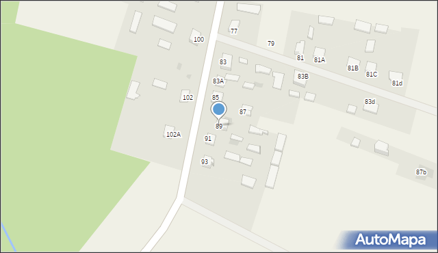 Borki-Paduchy, Borki-Paduchy, 89, mapa Borki-Paduchy