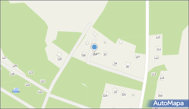 Borków, Borków, 33A, mapa Borków