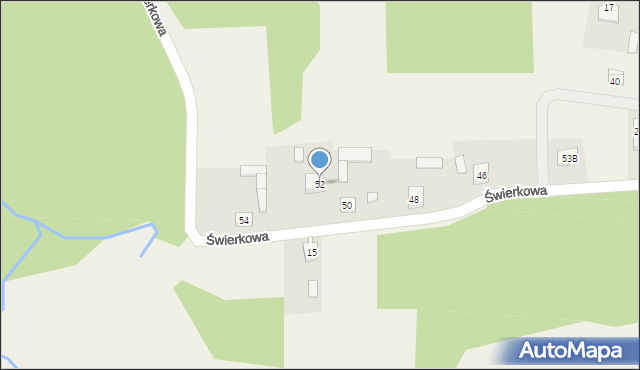 Borków, Borków, 54A, mapa Borków