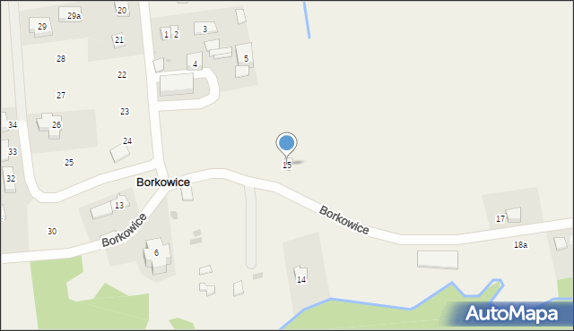 Borkowice, Borkowice, 15, mapa Borkowice