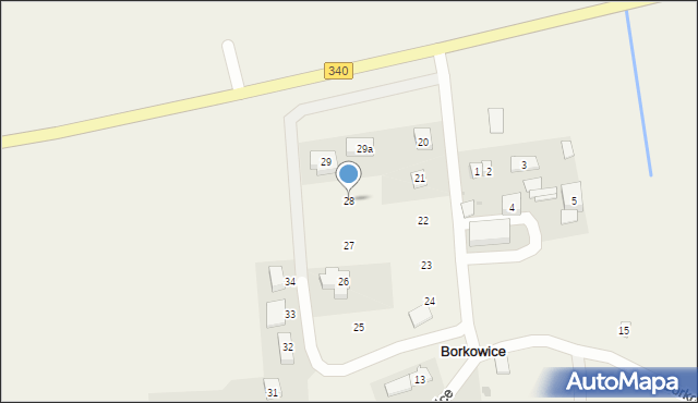 Borkowice, Borkowice, 28, mapa Borkowice