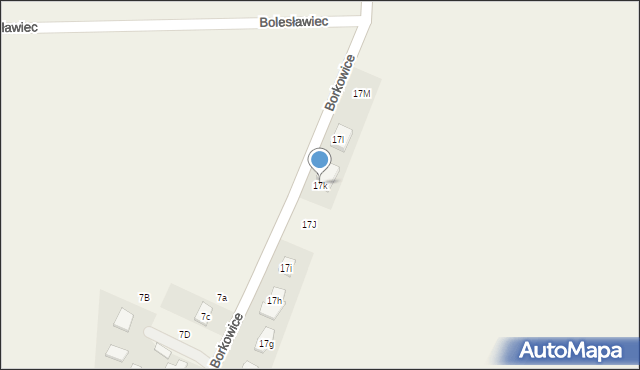 Borkowice, Borkowice, 17k, mapa Borkowice