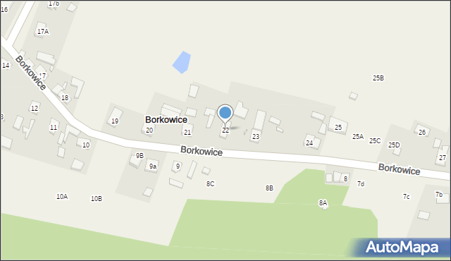 Borkowice, Borkowice, 22, mapa Borkowice