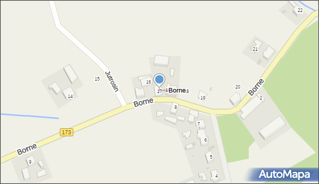 Borne, Borne, 17, mapa Borne