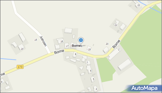 Borne, Borne, 18, mapa Borne