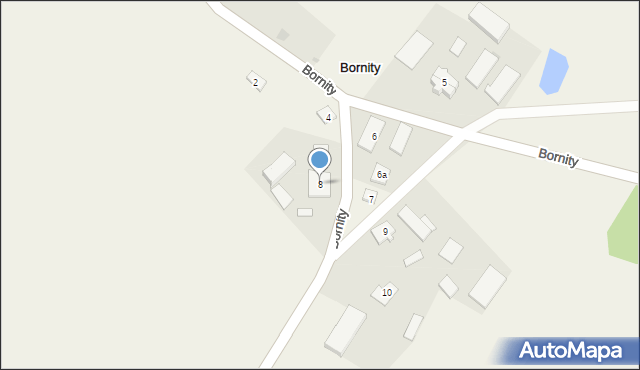 Bornity, Bornity, 8, mapa Bornity