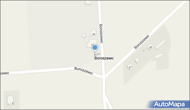 Boroszewo, Boroszewo, 33, mapa Boroszewo