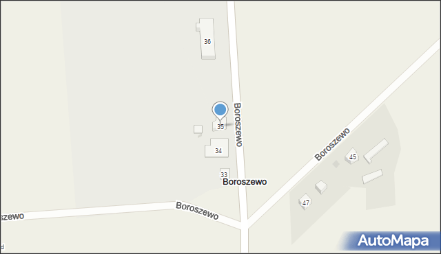 Boroszewo, Boroszewo, 35, mapa Boroszewo