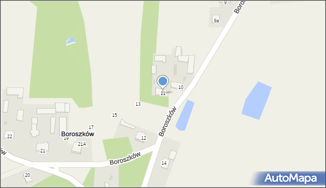 Boroszków, Boroszków, 11, mapa Boroszków