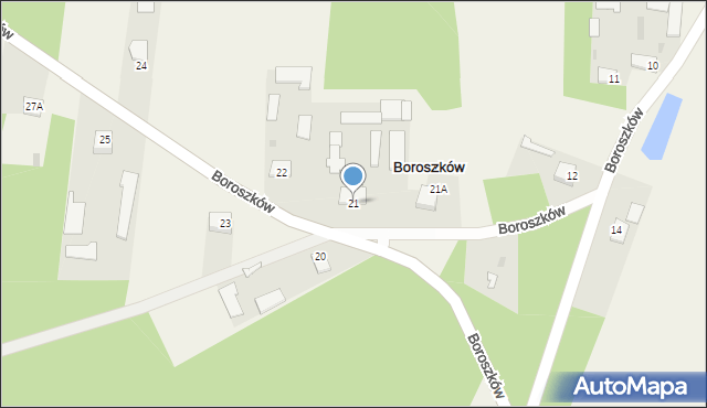 Boroszków, Boroszków, 21, mapa Boroszków