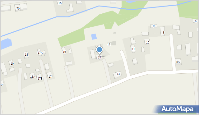 Boroszów, Boroszów, 14, mapa Boroszów