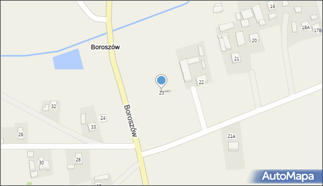 Boroszów, Boroszów, 23, mapa Boroszów