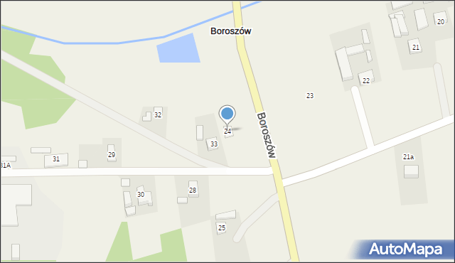 Boroszów, Boroszów, 24, mapa Boroszów