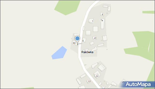 Borów, Borów, 9, mapa Borów