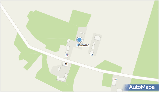 Borów, Borów, 20, mapa Borów