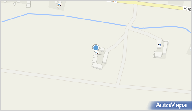 Borów Wielki, Borów Wielki, 71, mapa Borów Wielki