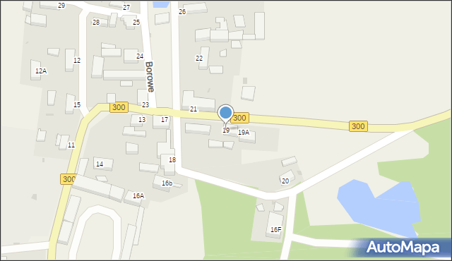 Borowe, Borowe, 19, mapa Borowe