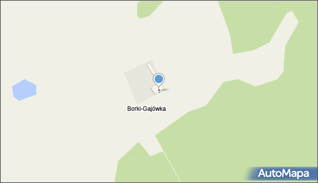 Borowiec, Borowiec, 5, mapa Borowiec