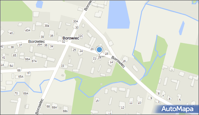 Borowiec, Borowiec, 19, mapa Borowiec