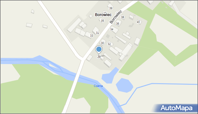 Borowiec, Borowiec, 29, mapa Borowiec