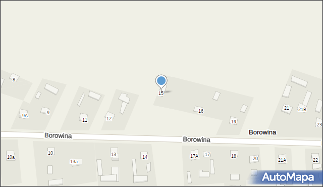 Borowina, Borowina, 15, mapa Borowina