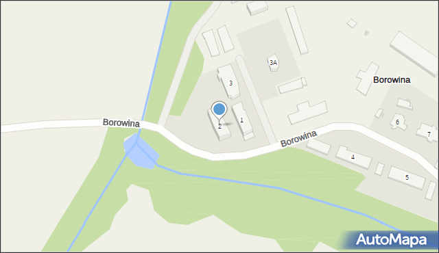 Borowina, Borowina, 2, mapa Borowina