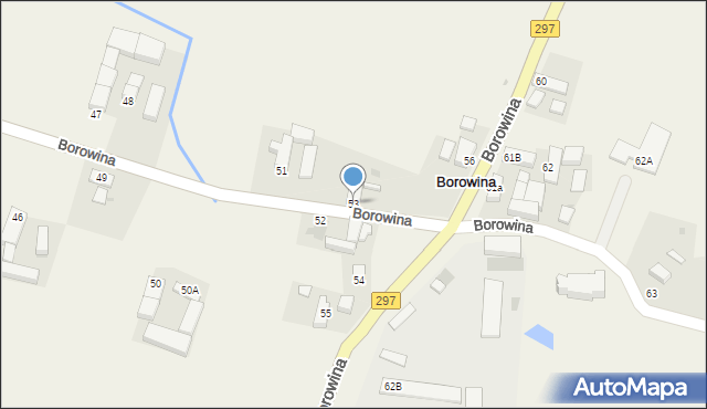 Borowina, Borowina, 53, mapa Borowina