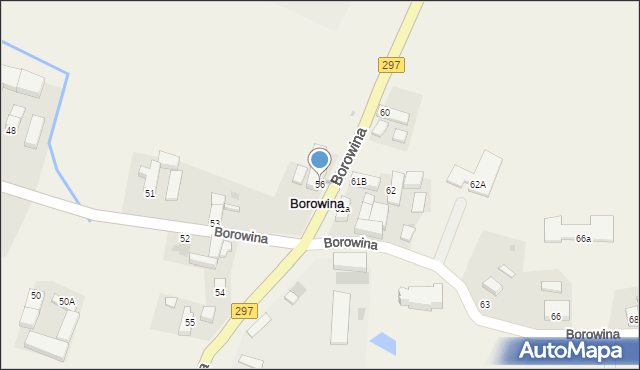 Borowina, Borowina, 56, mapa Borowina