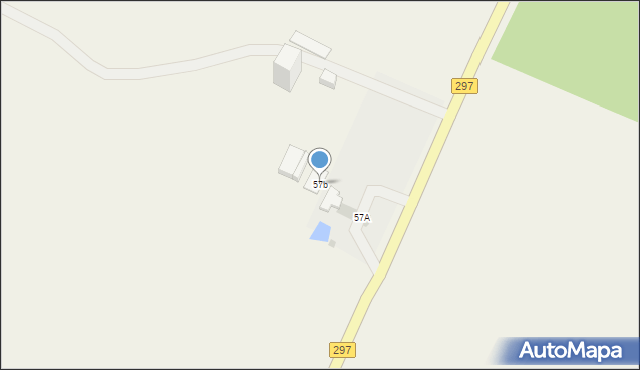 Borowina, Borowina, 57b, mapa Borowina