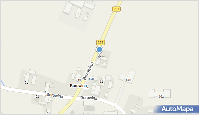 Borowina, Borowina, 60, mapa Borowina