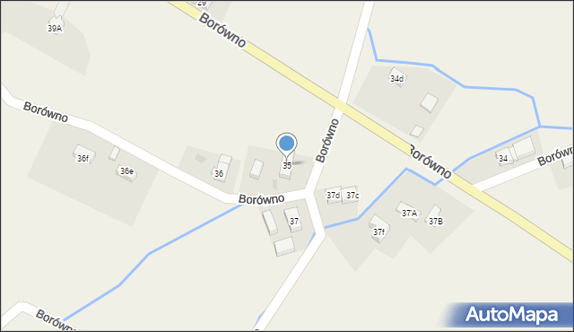 Borówno, Borówno, 35, mapa Borówno