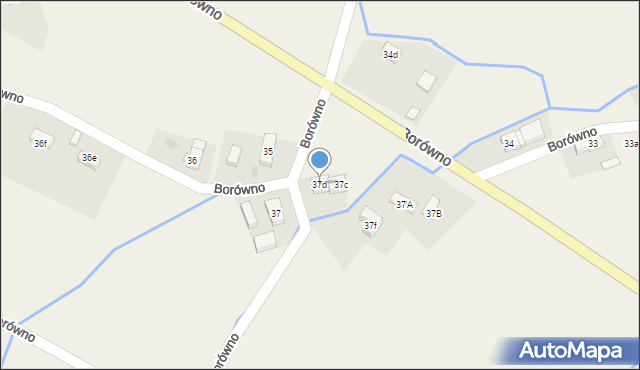 Borówno, Borówno, 37d, mapa Borówno