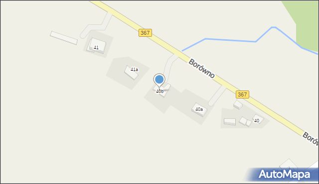 Borówno, Borówno, 40b, mapa Borówno