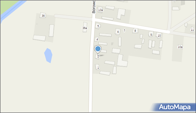 Borowo, Borowo, 2, mapa Borowo