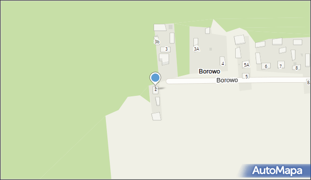 Borowo, Borowo, 2, mapa Borowo