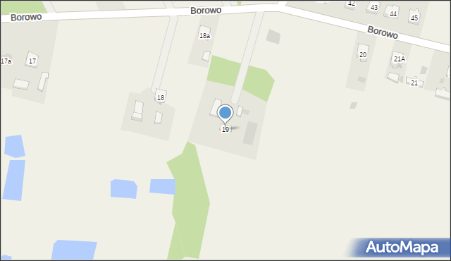 Borowo, Borowo, 19, mapa Borowo