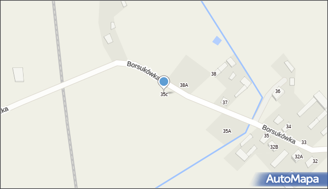 Borsukówka, Borsukówka, 35c, mapa Borsukówka