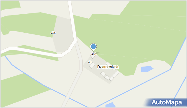 Borsukówka, Borsukówka, 48A, mapa Borsukówka