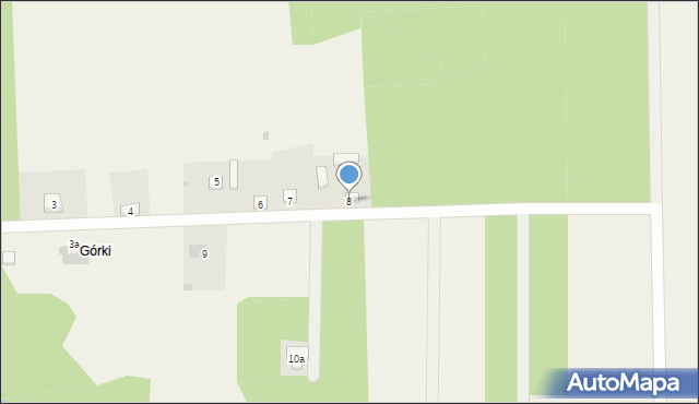 Borszewice Cmentarne, Borszewice Cmentarne, 8, mapa Borszewice Cmentarne