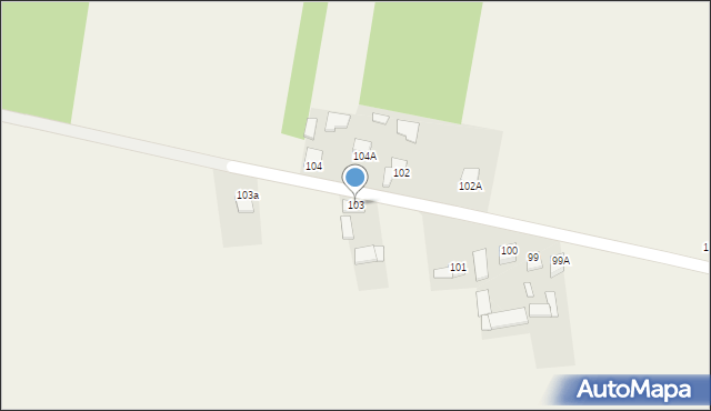 Borszowice, Borszowice, 103, mapa Borszowice