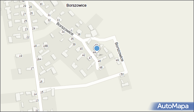 Borszowice, Borszowice, 45, mapa Borszowice