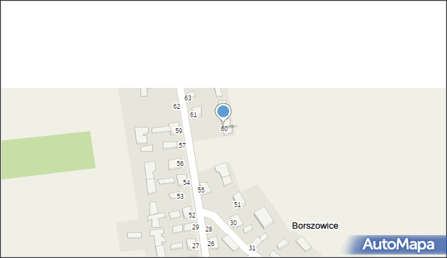 Borszowice, Borszowice, 60, mapa Borszowice