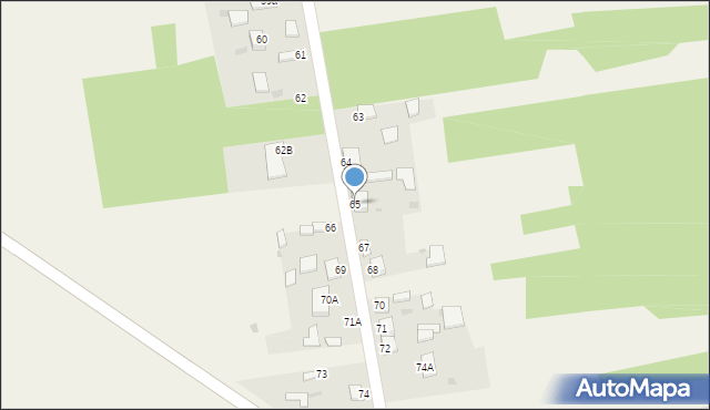 Borszowice, Borszowice, 65, mapa Borszowice