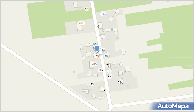 Borszowice, Borszowice, 69, mapa Borszowice