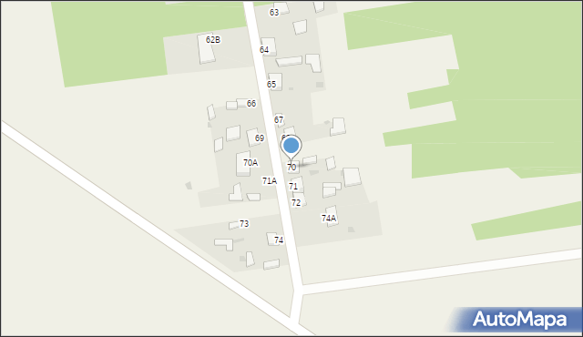 Borszowice, Borszowice, 70, mapa Borszowice