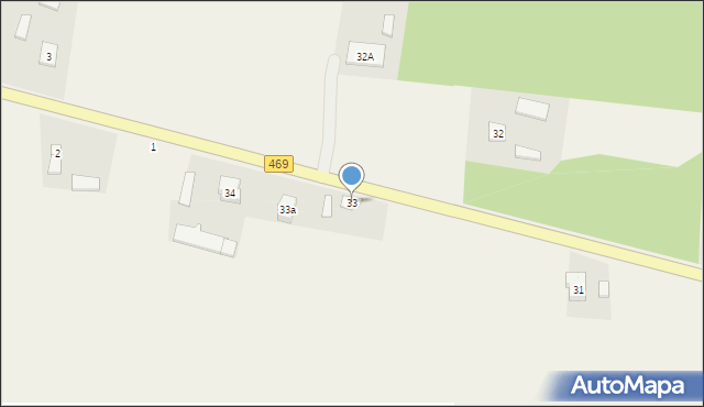 Borszyn, Borszyn, 33, mapa Borszyn