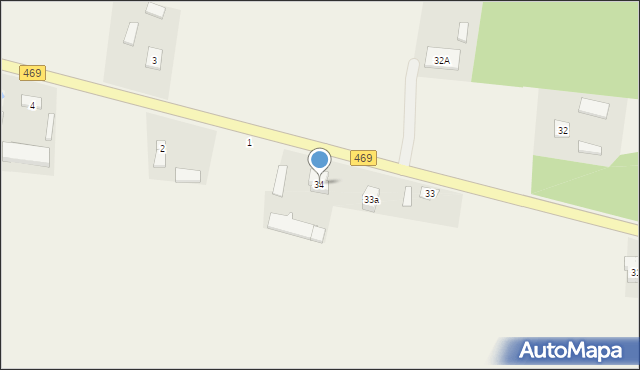 Borszyn, Borszyn, 34, mapa Borszyn